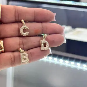 Small Diamond Inital Charm