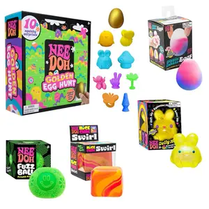 NiceCube Easter Bundle - Squishy Easter Fun Set Toys -Various Textures and Fillings - Ages 3 and Up - Bundle of 5 Mystery Toys
