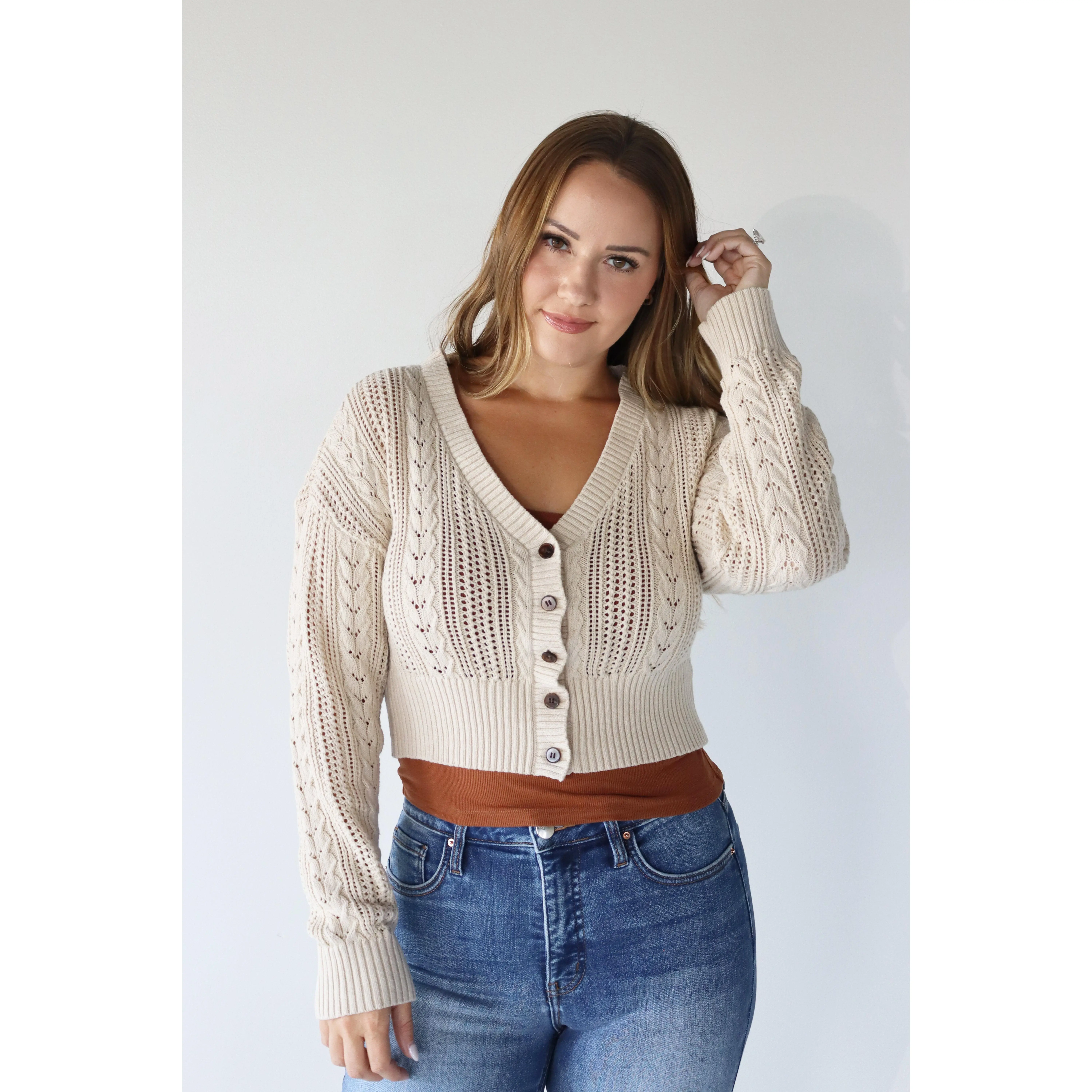 Cable Knit Cardigan