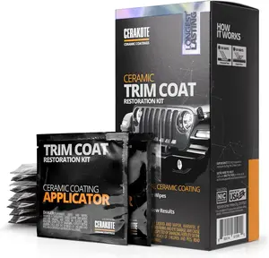 CERAKOTE Ceramic Trim Coat Kit - Quick Plastic Trim Restorer - Ceramic Coating Guaranteed Restoration to Last Over 200 Washes – A Ceramic Coating, Not a Dressing