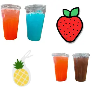 Caffeine Free 10 Pack Flavored Water Beverage Mix - Colorful Beverages Sugar Free Banana Watermelon