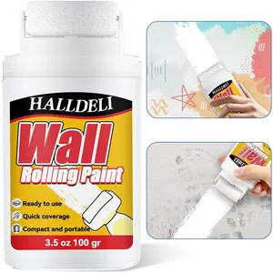 White paint for wall wall repair rolling brush quickdry white wall paintintegrated portable roller for wall repair covers graffiti and stains ideal diy home wall repair tool