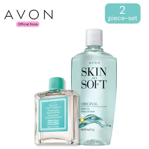 Avon Icons Bundle - Skin So Soft Bath Oil and Perfumed Deodorant