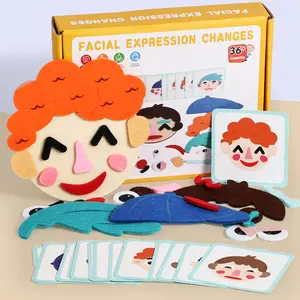 Social Emotional Learning Kit, Visual Learning Tools, Includes Emotion Games, Toys, DIY Activities, Autism Sensory Toys, Christmas Gift Ideas, Interactive Playset