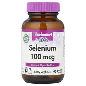 Bluebonnet Nutrition Selenium, 100 mcg, 90 Vegetable Capsules