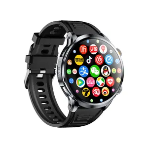 H18 Smart Wristwatch - Hot TikTok Wearable Device, 5G SIM Card Full Network Connectivity, 1.95 AMOLED Round Screen, HD Camera, Independent App Download, Waterproof Titanium Build