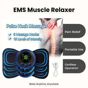 Muscle Electric relax  EMS Neck relax  Machine 8 Modes 19 Levels of Strength Vibrater
