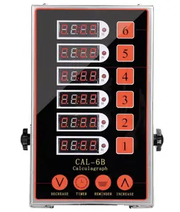 6 Channel Digital Commercial Kitchen Timer Cooking Reminder Loud Ring Alarm Business Family Restaurant  Easy Use Smart Patio Boiling Installation Father Mother Gift Summer Vibes Metal Digital Camping Professional Grade Automatic Plug In Steel Utensils Set