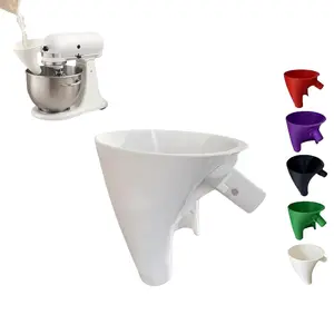Kitchen Assistant Stand Mixer Flour Hopper Stand Mixer Accessory Kitchen Assistant Mixer Attachment Easy-Pour Design Ideal for Eggs and Flour Spill-Proof