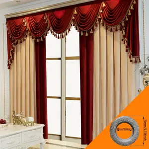 French Vintage Velvet Curtains Set, Sunshade Living Room Drapes, Light Blocking Window Covering, 2 Piece Curtain Panels