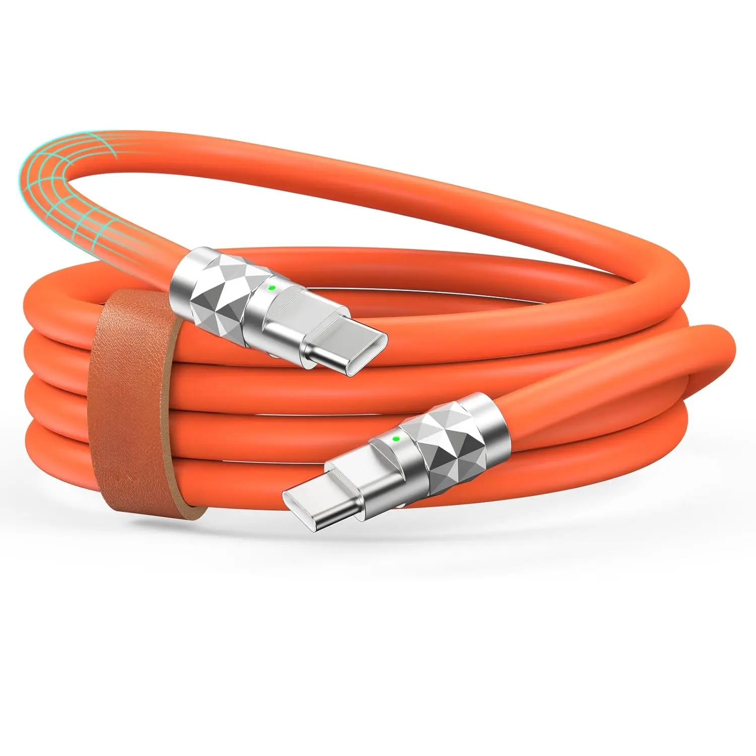 USB C to USB C ,Chubby  Type C   Cord Fast Charge(4FT,60W) for  16/16 Plus/16 Pro Max/15/15 Plus/15 Pro Max, MacBook Pro, iPad Pro Air,  S24/S24 Ultra/S23