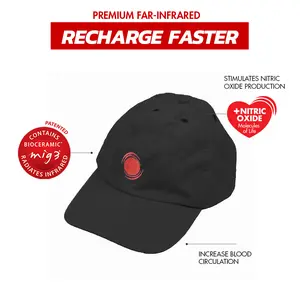 Invel® Active Cap Far-Infrared Hat with Bioceramic MIG3® Far-Infrared Technology