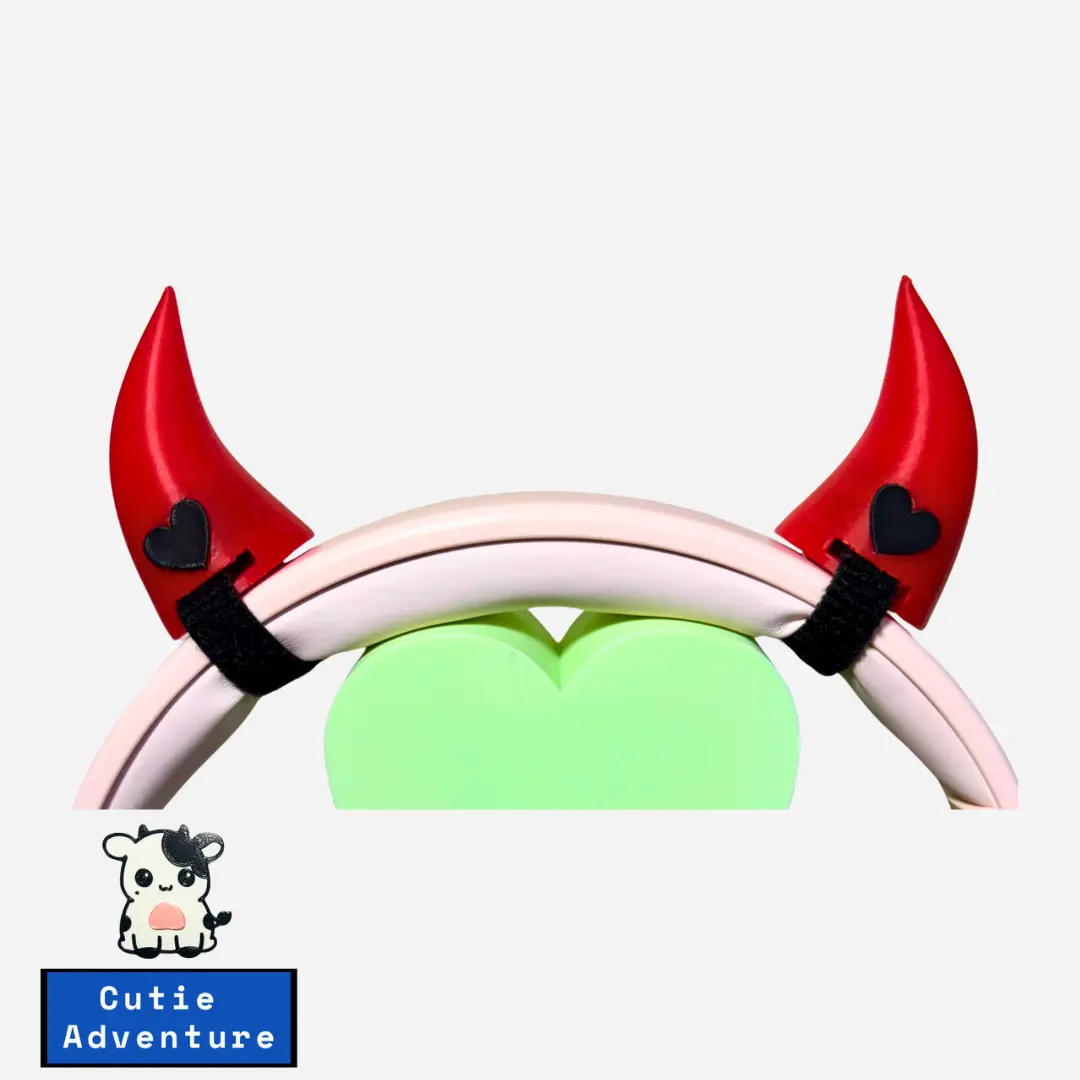Horns with Hearts Headphones Accessory, Attachments
