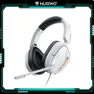 [Perfect Spring Choice] NUBWO HG04L Gaming Headset Ultra-Light 250g, Clear Mic & Deep Bass, Works with PS5/PS4, Xbox, Switch, PC, and Mobile,Gaming Headset with Mic for Multi-Platforms