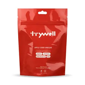 trywell Apple Cider Vinegar Gummies - Apple Cider Vinegar + Vitamin B12 - Daily Support for Digestion, Metabolism & Weight Management, Detox - Immune Support - 60 Gummies