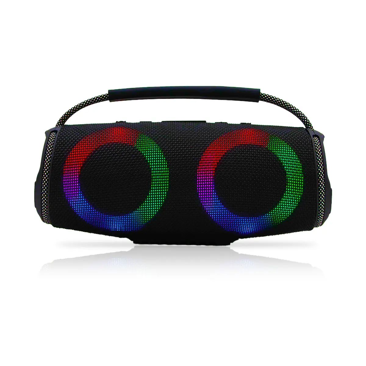 Dazone Durable Wireless Portable Bluetooth Boombox Speaker - 2x4" Woofers, Audio Streaming, USB/SD Card Playback, FM Radio, Loud Stereo Sound, Charging Function, Built-In Handle, Multiple Connections (No Cable Needed) for Travel, Parties, Portable Speaker
