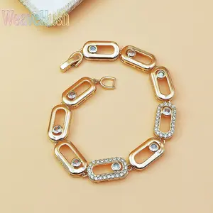 Personalized Elegant Beaded Bracelet for Women, Minimalist Geometric Circle Design with Lucky Transfer Beads, Stylish Jewelry B208