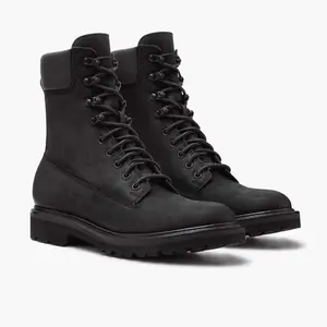 Thursday Boots Men's Explorer Combat Boot In Black Matte Leather