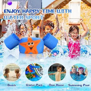 Toddler Swim Vest, Kids Life Jacket Vest, Swim Aid Floats for Swimming Pool, Learn to Swim for 25lbs to 55lbs Toddlers
