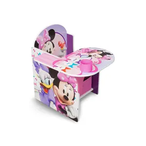 Minnie Mouse Chair Desk with Storage Bin