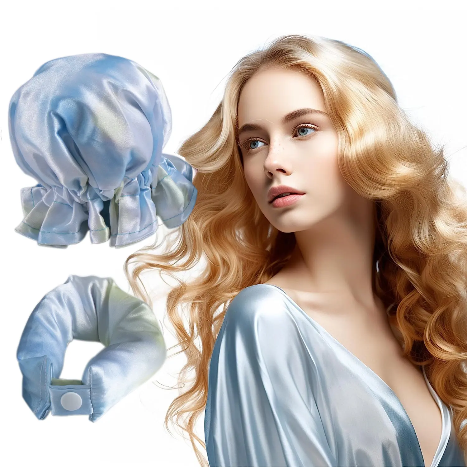 Tie dye basket hair cover pair (OPP)