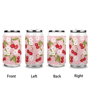 Stainless Steel Drinkware Tumbler with Straw, Vacuum Insulated Water Bottle, Leak-Resistant Design, Ideal for Home, Office & Car Use