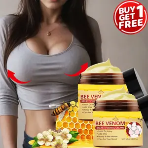 2pc Chest Body Lotion with Shea Butter and Bee Venom Extracts, Deeply Moisturizing Massage Cream for Chest and Body, Women's Body Lotion Moisturizer, 120ML*2