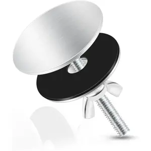 Kitchen Sink Hole Cover Faucet Hole Cover Stainless Steel Plug Sealing Cover Kitchen Sink Tap Hole Plate Stopper Cover 2 Inch Blanking Metal Plug