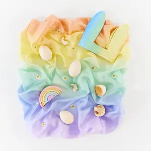 Soft Rainbow Playsilk