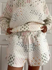 Holiday Quilted Shorts