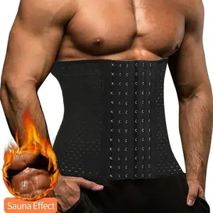 Waist Trainer Shapers Corset for Men Belt Shapewear High Compression Modeling Strap Workout Girdle Faja Tighter Fit Waistrainer