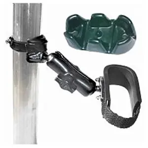 212 MAIN Rugged Gear Ball-Socket Swing Arm Gun Holder - Clamp Mount with Floor Base, Lockable Rotating, Self-Draining Vehicle Accessory for ATV/UTV, Car, Tech, Auto Parts Accessories, Vehicle Accessories