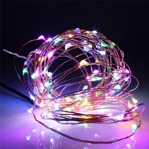 100 LED Silver Copper Fairy Light Plug in OEM - Multicolor