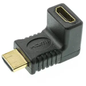 212 MAIN Right Angle HDMI Cable - Male to Female Digital Port Connector, 90-Degree Thick Jacket, Protective for Automotive & Motorcycle Brake System Devices