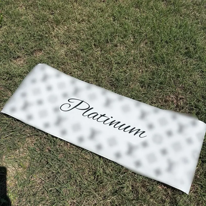 Sunroof Decal (Platinum & LV Pattern) for Trucks, Cars, and More! MEASURE BEFORE ORDERING (NO RETURNS)