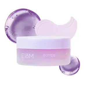 Botide Plumping Hydrogel Eye Patches – Botide + Peptide Complex + 13 Collagen Peptides for Crow's Feet, Wrinkles, Dark Circles & Puffy Eyes, Korean Skin Care (60 Counts)