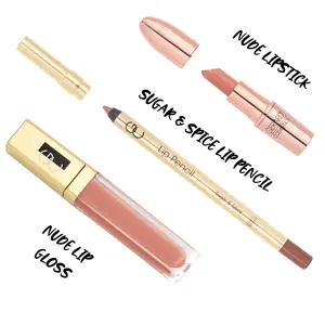 Dress Your Face Limited Edition Lip Kit - The Ultimate Nude Perfection - Gerard Cosmetics
