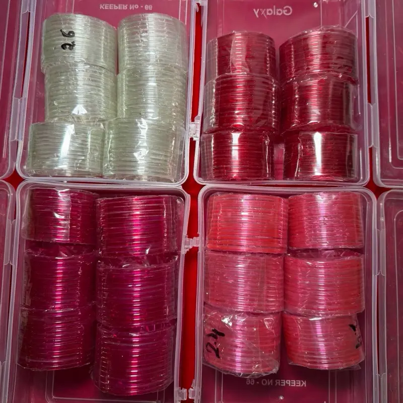 Glass Jelly Bangles, Fashionable Acrylic-Infused Bracelets for Women's Daily Wear