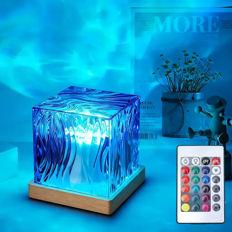 Ocean Wave Projector Light  Lamp,Mood Lighting Room Decor,Teen Girl Gifts Trendy Stuff Northern Lights Projector,Ambiance Light,16-Color Birthday Gifts for Teen Girls Graduation and Lava Lamp