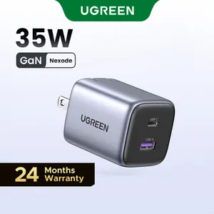 UGREEN Nexode 35W Super Fast Charger. Fits iPhone 17,16,15 Pro Max, Samsung S25 Ultra & more. GaN tech. Charging wonder!--tiktokshopmemorialday