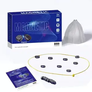 Magnetic Chess Game , Full-Size Pieces with String, Travel Board Game, Puzzle Strategy Game for Kids Adults Family Camping, Magnetic Chess Set, Strategy Board Games, Portable Chess Game, Tabletop Games