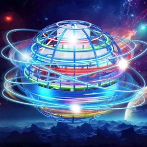 New Year Gift  Levitating Flying Ball with Lights for Parties and Celebrations Magic Touch Visual Effect