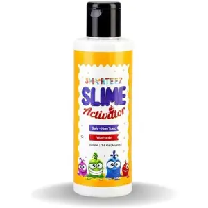 SMARTEEZ Slime Activator, Non-Toxic, Safe, Makes 5+lbs, Washable, Triple Output Magic Formula for Stretchy Slime Making