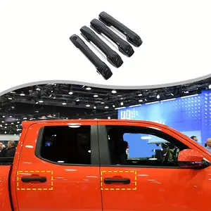 Toyota Tacoma 2024-2025 Door Handle Cover Set of 4 Glossy Black Exterior Trims for Pickup Truck Automotive Decorative Accessories No Drill Bolt-On Style