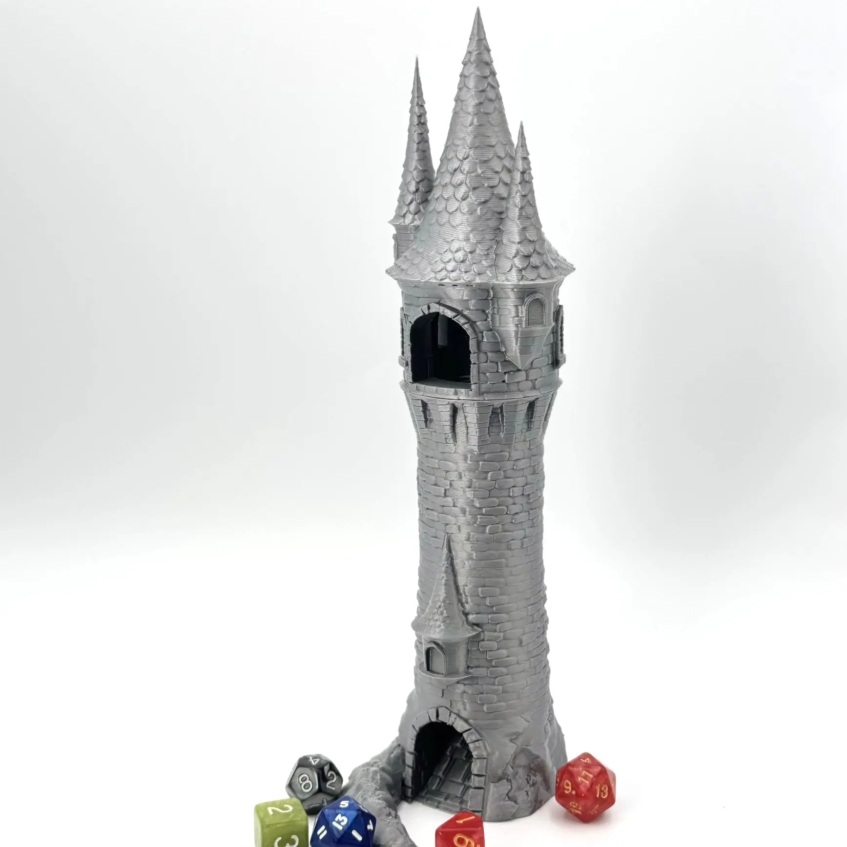 Fantasy Castle Dice Tower for Board Games, Dungeons and Dragons - Fair, Randomized Rolls, Fantastic Gift for Tabletop Gaming Enthusiasts