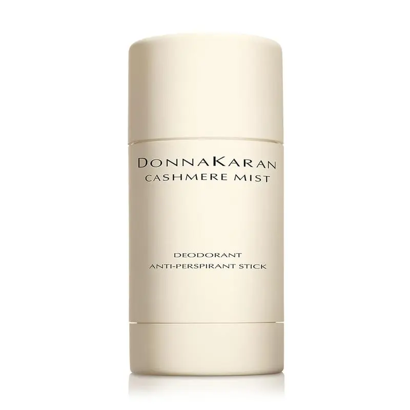 Donna Karan Cashmere Mist antiperspirant deodorant, standard full size of 1.7 Oz (50g).
