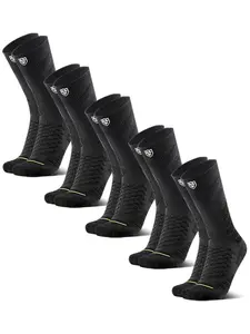 Men's Professional Sports Socks, Mid-Calf Basketball Socks, Anti-Slip Football Socks, 365 Arch Support, Shock Absorption, Outdoor Running, Gym