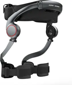 Exoskeleton, Dual Batteries Power Leg Assist with AI Active System, 1000W Peak Power Wearable Exoskeleton with 3 Second Swap Pocket Batteries, 15 Mile Battery Range for Hiking & Walking