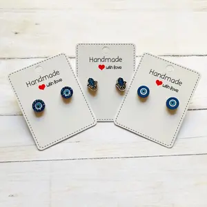 Evil Eye Stud Earrings