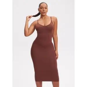 SnatchedKnit V-neck Sami Maxi Dress